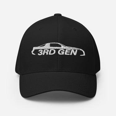 Third Gen Camaro Hat Flexfit Cap in black